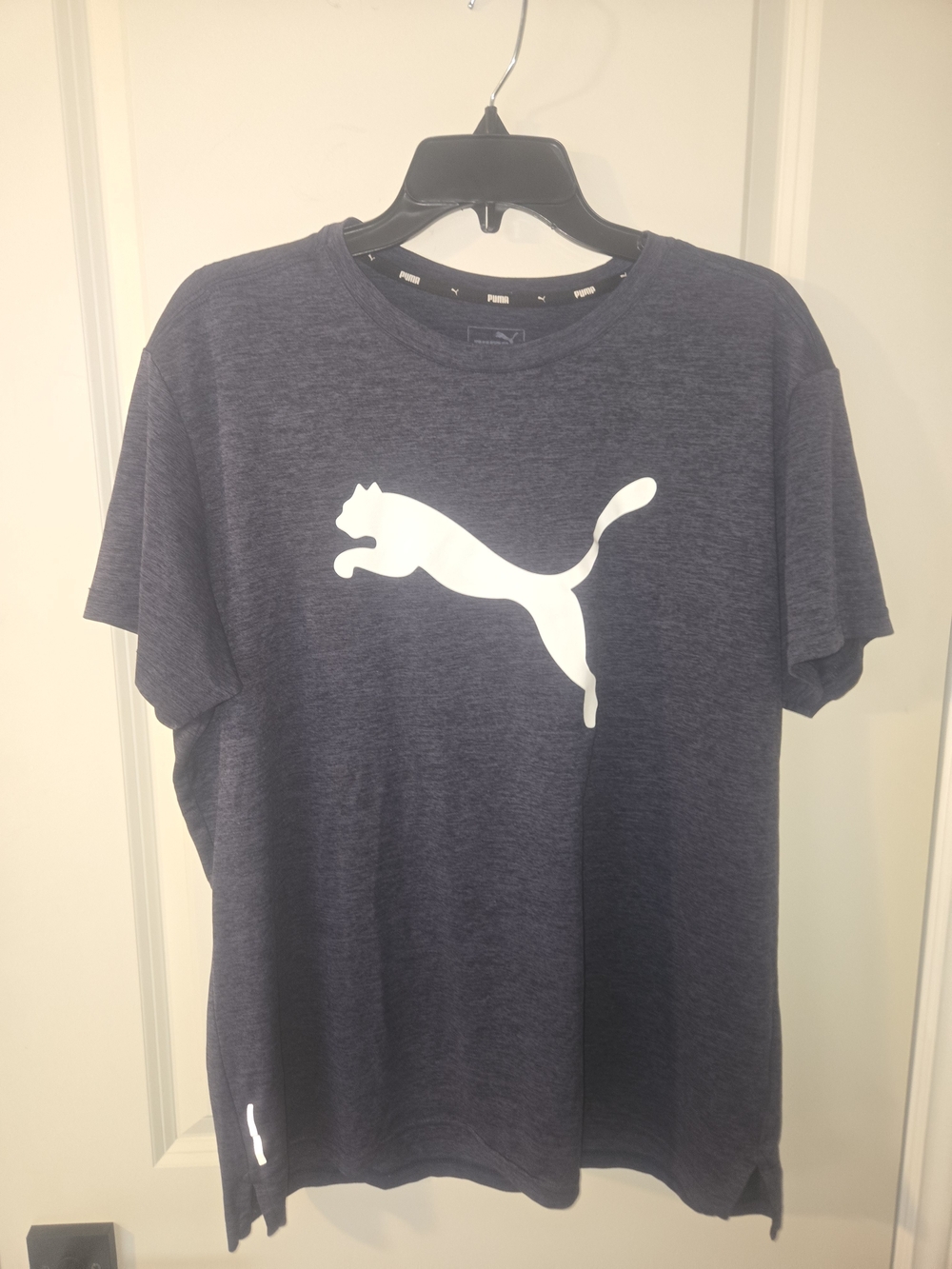 Puma Navy Tee with White Logo